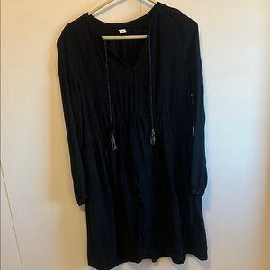 Black Long Sleeve Dress, old navy